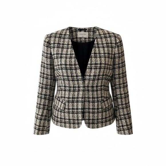 Babaton Jackets & Blazers - NWOT Babaton Women's Tweed Checkered Blazer